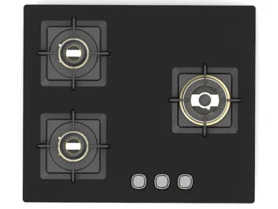 Triple Burner Gas Stove for Modern Kitchen Equipment Supply