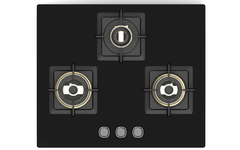 Triple Burner Gas Stove Customized for Modern Kitchens